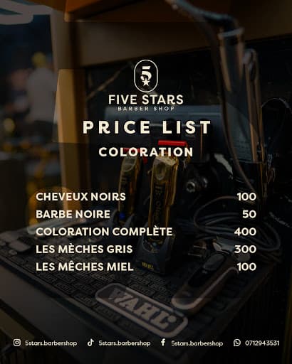 Five Stars Barbershop business image 3